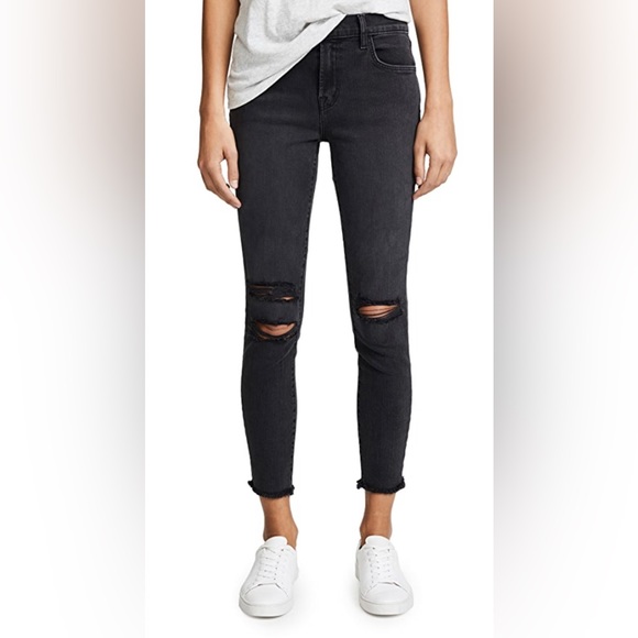 J Brand Photo Ready Cropped Mid Rise Skinny Jeans - Picture 3 of 15